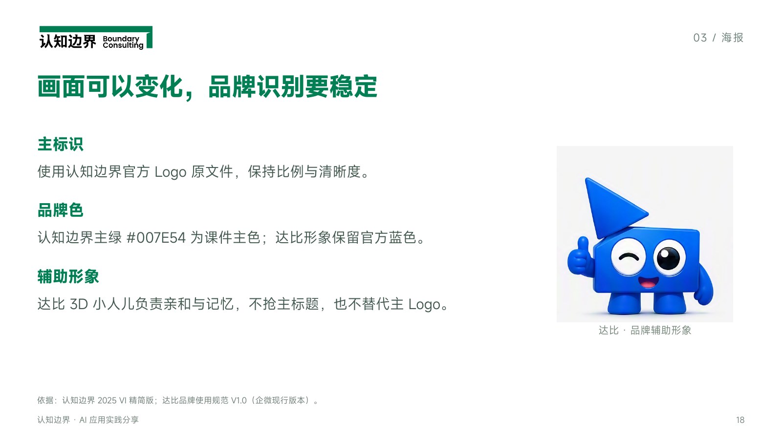 画面可以变化,品牌识别要稳定
