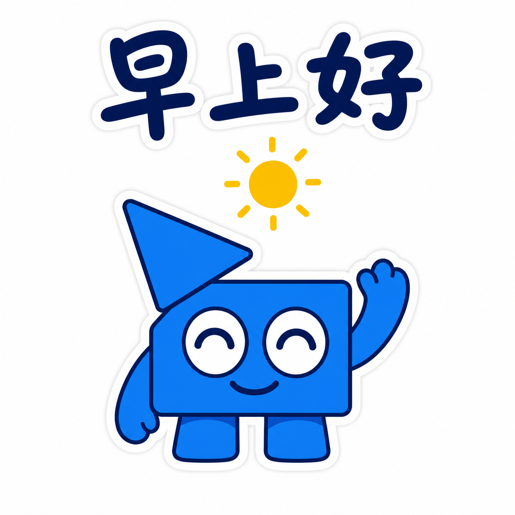 早上好